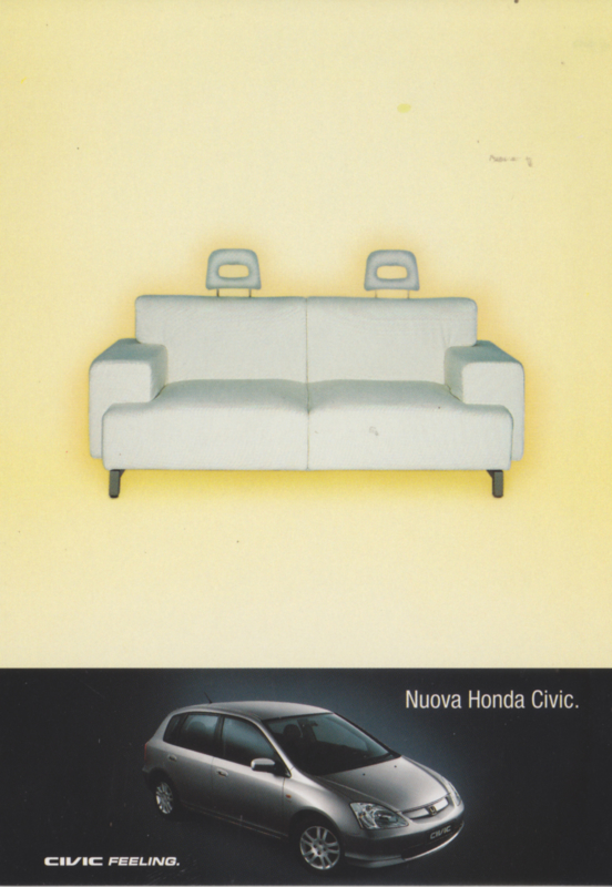 Civic , free card, DIN A6, Citrus Promotion Italy, # 0662