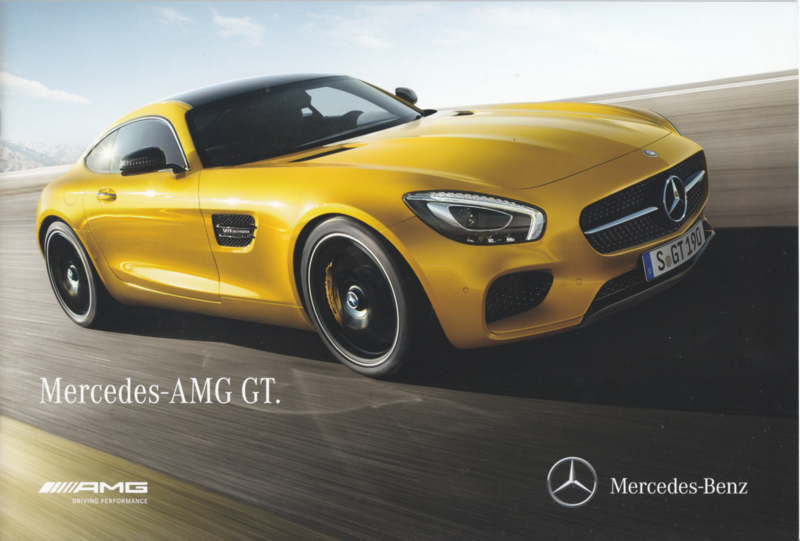 AMG GT Coupe brochure. 16 pages, 10/2014, Dutch language