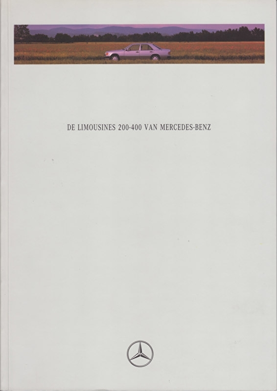 200-400 Limousines brochure. 60 pages, 10/1992, Dutch language