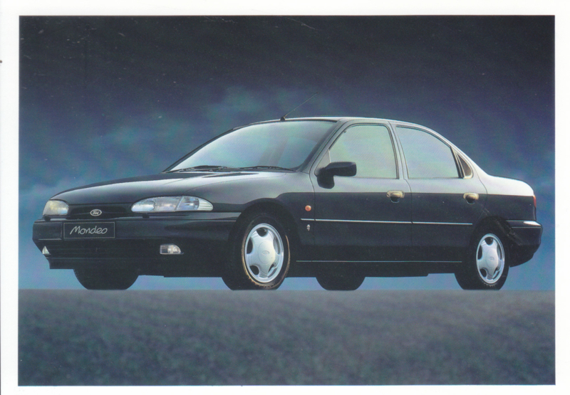 Mondeo Sedan, A6-size postcard , UK, # SP 1039, 1993