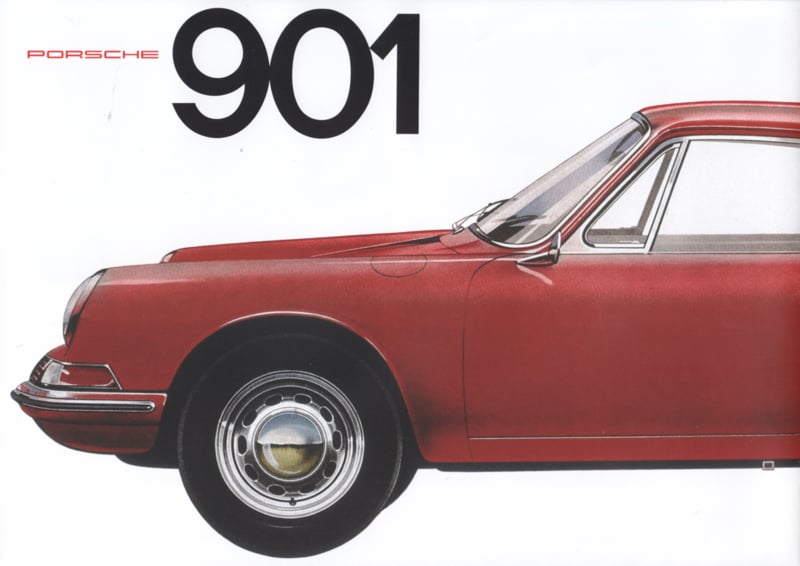 901 Coupe reprinted brochure, 8 pages, factory issue, English language (2013)