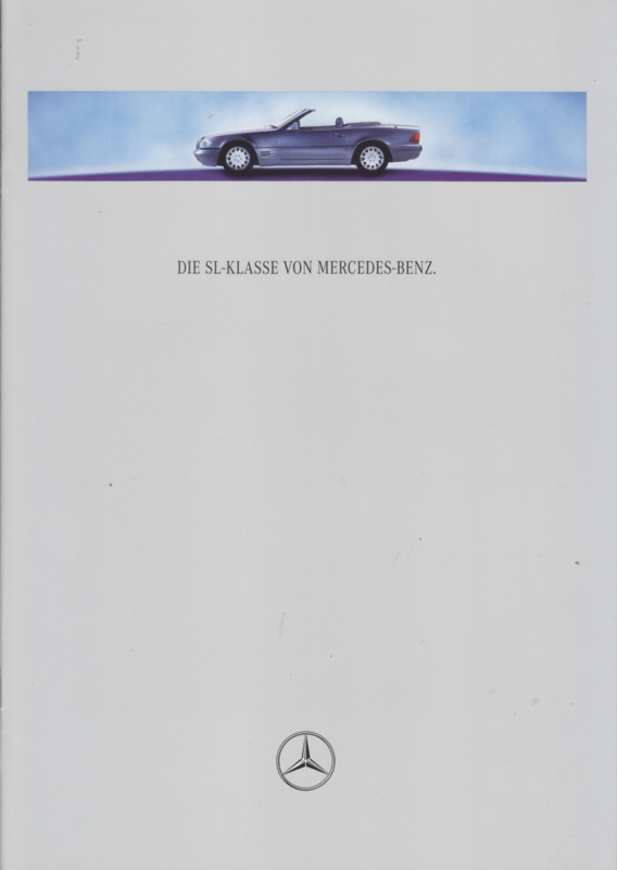SL model brochure. 16 pages, 09/1995, German language