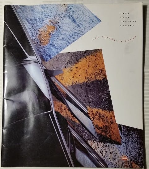 Audi 100/200 USA large sales brochure, 32 pages, 1990, English language