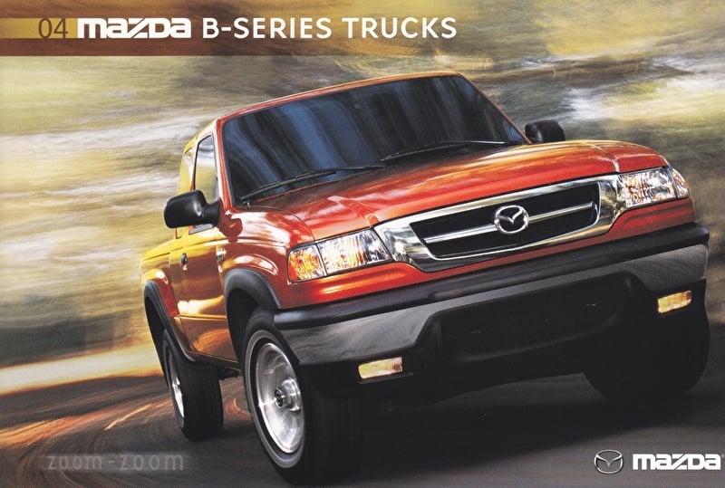 B-Series Pick-up Trucks, 2004, US postcard, A5-size