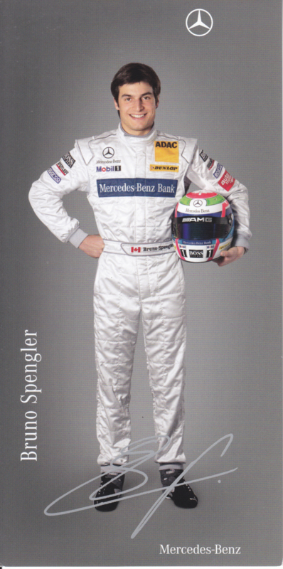Bruno Spengler - DTM 2008 - auto gram postcard, German