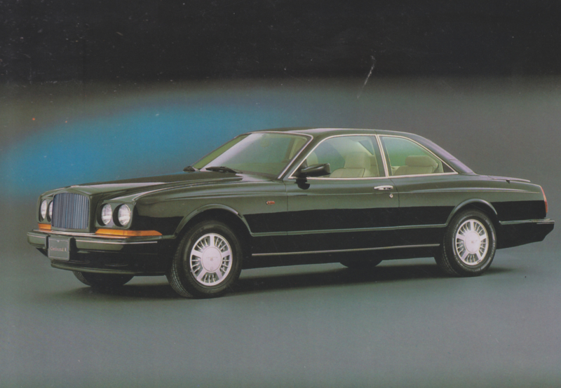 Continental R Coupe, DIN A6-size postcard, 1991, English language