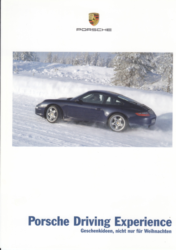 Driving Experience brochure, 4 pages, 10/2006, German language