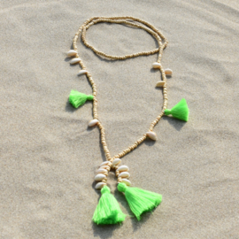 Mala with Love - Neon Green - Bali Touch