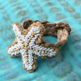 Bracelet Starfish, White - Hot Lava