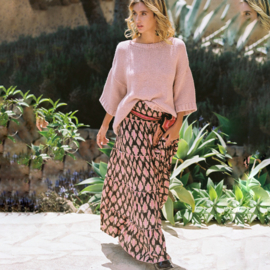 Maxi Skirt Color of Paradise – Brown 8222804 Isla Ibiza Bonita