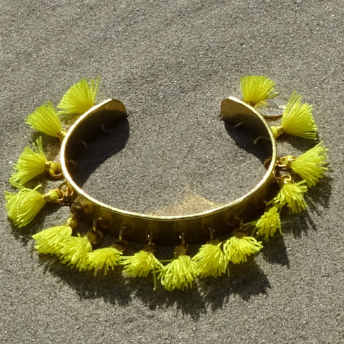 Cuff bracelet - Yellow - Toscana Pulseras