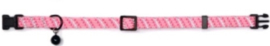 Nylon Reflecterend Kattenbandje Roze