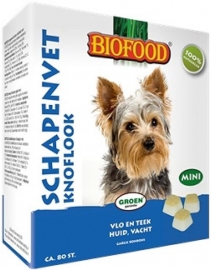Biofood Schapenvetbonbons - Knoflook MINI - 80st
