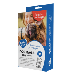 Poepzakjes Classic Easy Close Zwart 80st - 18x34,5cm