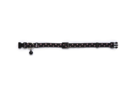 Nylon Kattenhalsband Zwart 21/32cm x 10mm
