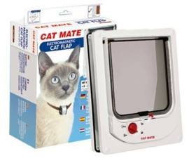 Catmate Kattenluik Electromagnetische Kattendeur Wit