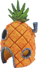 Penn Plax Sponge Bob ornament, Ananas huis, 14 cm