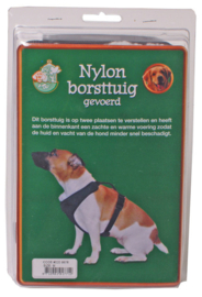 Nylon Verstelbaar Borsttuig Gevoerd - Medium