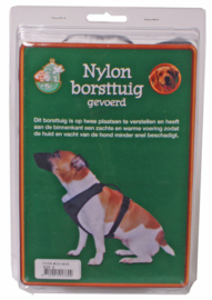 Nylon Verstelbaar Borsttuig Gevoerd - Small