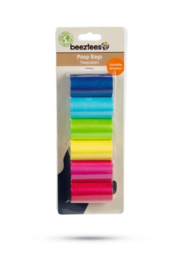 6 Poepzakjes, regenboogkleuren