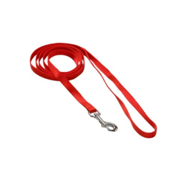 Looplijn nylon s/m 130x1,5cm rood