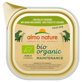 Almo nature daily menu biologisch kip en groenten, 100 gram. Kip/wortel