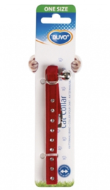 Kattenhalsband Diamant Rood 20-30cm/10mm