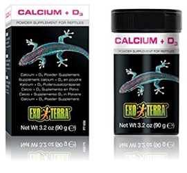 Exo Terra Calcium + D3 Poeder Supplement 90gr