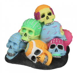 Dia De Los Muertos Schedels Stapel ‘Glow-in-the-Dark’ - Meerkleurig