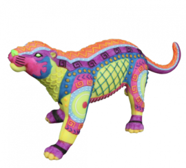 Dia De Los Muertos Jaguar ‘Glow-in-the-Dark’ - Meerkleurig