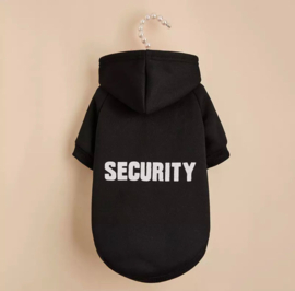 Hondenhoodie Security Zwart of Blauw €19,95