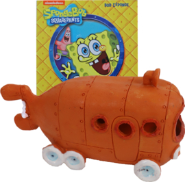 Penn Plax Sponge Bob ornament, Sponge Bob bikini bottom bus