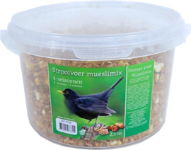 Strooivoer Muesli-Mix 4-Seizoenen - 2,5ltr