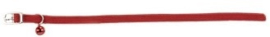 Nylon Kattenhalsbandje Elastisch met Bel Rood
