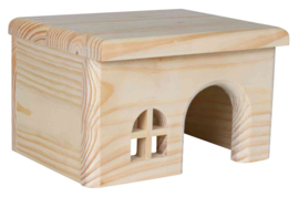 Houten Huisje 15 × 12 × 15 cm - Hamster, Muis