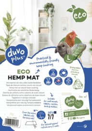 Duvo Eco Hennepmat - Large - 110x50cm