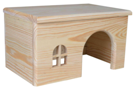 Houten Huisje 28 × 16 × 18 cm - Cavia