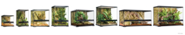 Exo Terra Terrarium incl. achterwand 45x45x90 cm - Rainforest / Paludarium