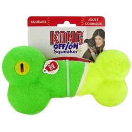 Kong Squeaker Bone On/Off Medium Assorti