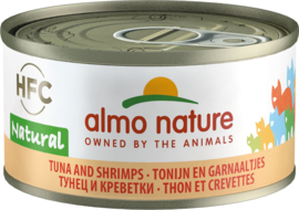 Almo Nature Tonijn en Garnalen 70gr