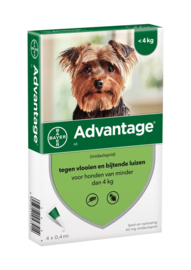 Advantage Hond 40 - tot 4kg - 4pip