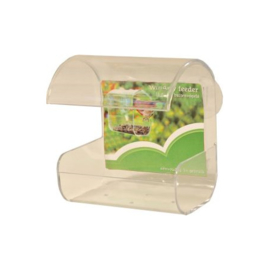 Plastic Window Feeder met 2 Zuignappen voor Buitenvogels