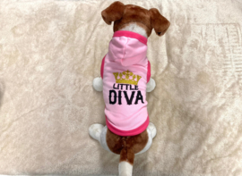 Trui Hond Diva Roze €12,50