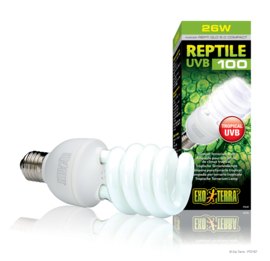 Exo Terra Reptile UVB100 Tropische Terrariumlamp 26W