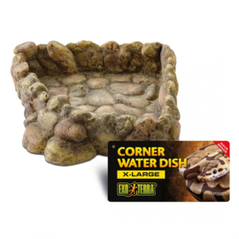 Exo Terra Corner Water Dish X-Large - 26x30,5x6cm