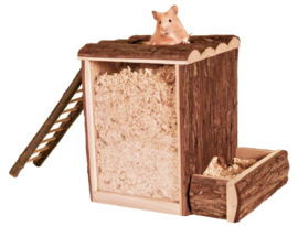 Speel en Graaftoren - Play & Burrow 25x24x20cm - Syrische Hamster