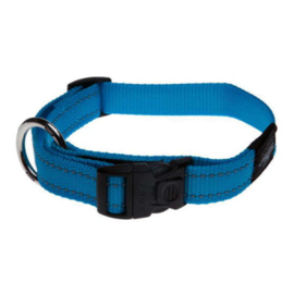 Rogz halsband Nitelife 20-31cm turquiose