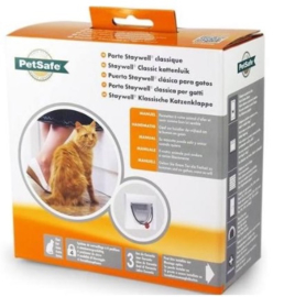 Petsafe Kattenluik Wit - voor dikke deur