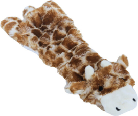 Hondenspeelgoed Giraffe Plat Pluche 35 cm zonder piep