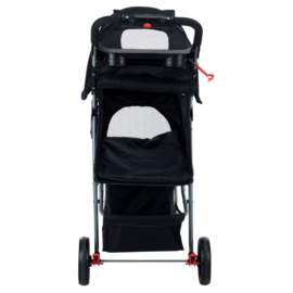 HondenBuggy - Zwart - 47 × 100 × 80 cm - tot 11 kg